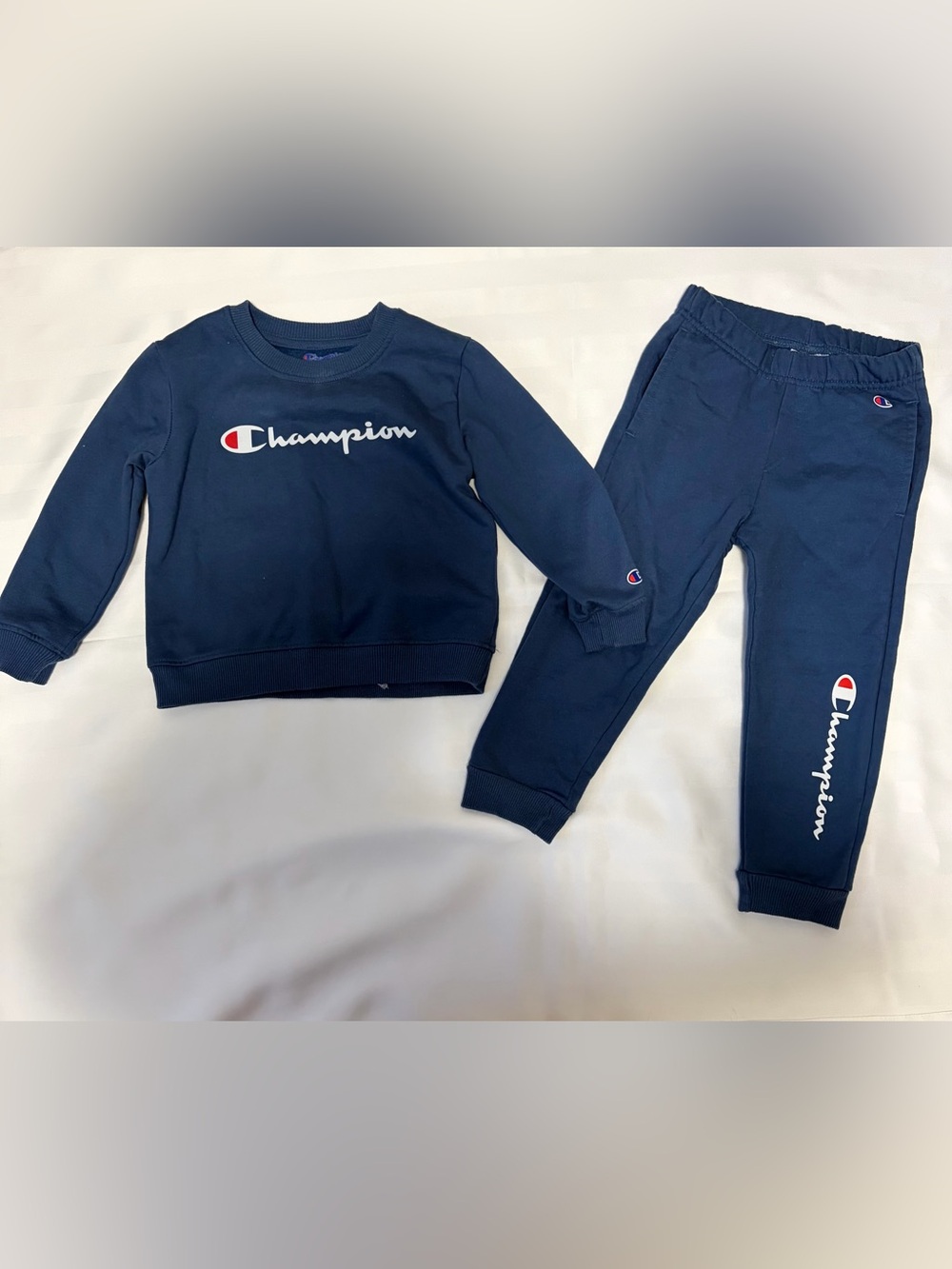 Champion Kids Navy Sweatshirt and Joggers Set - Picture 2 of 5